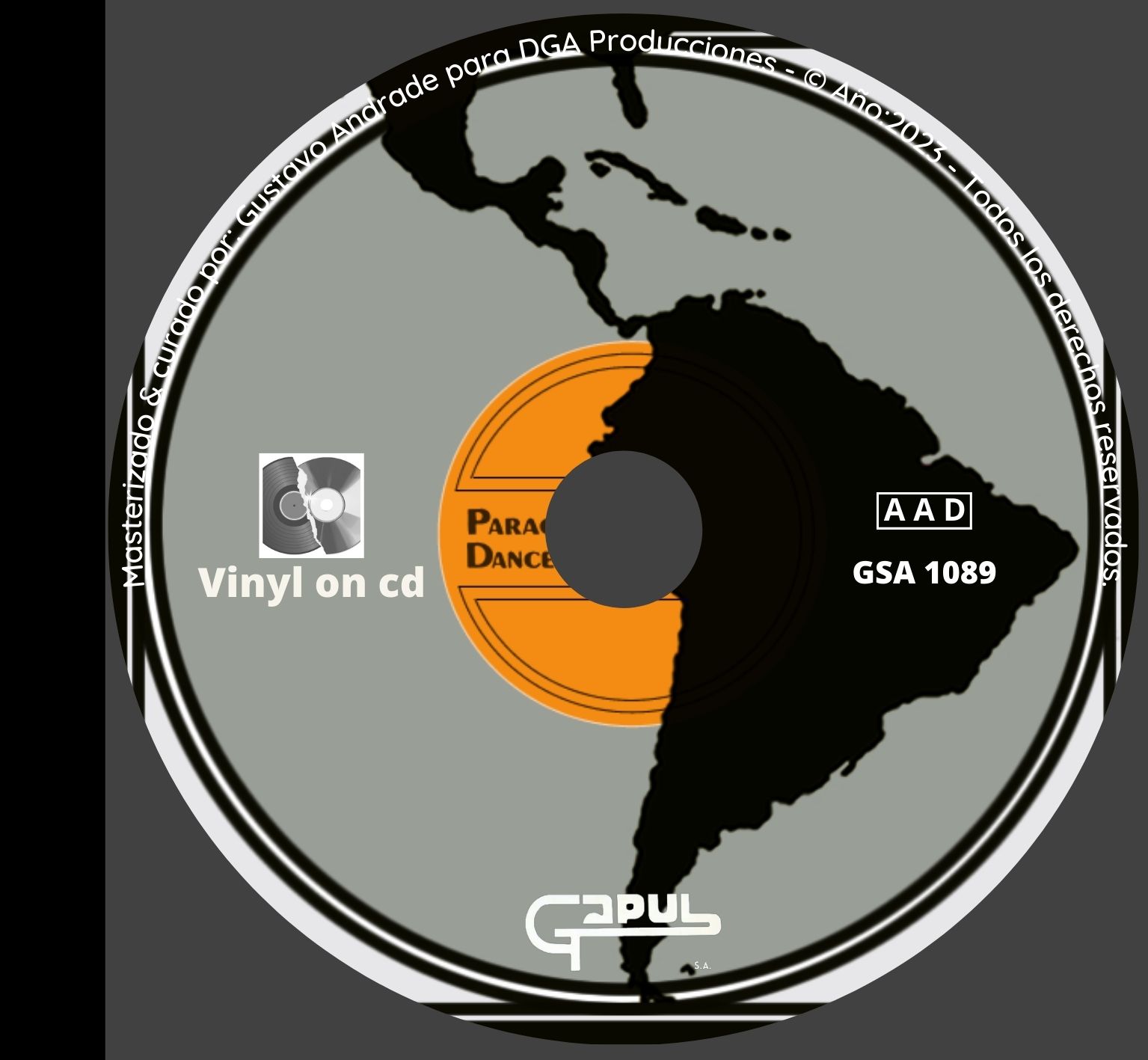 "Portada cd del disco Paradise Dance vol.1 bolichero argentino"