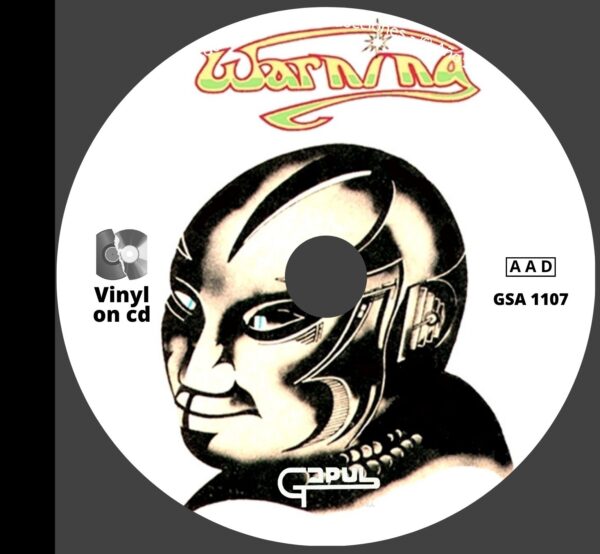 "Cd del álbum Warning de la discografía Gapul, clásico bolichero argentino"