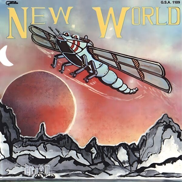 "Portada del álbum New World de la discografía Gapul, clásico bolichero argentino"