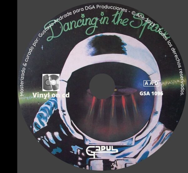 "Portada cd del disco Dancing in the space vol.1 bolichero argentino"