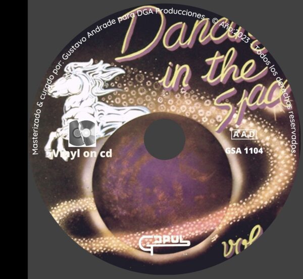 "Portada cd del disco Dancing in the space vol.2 bolichero argentino"