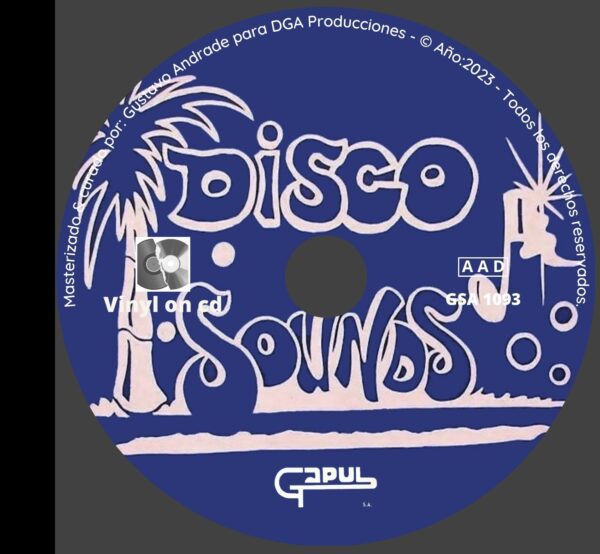 "Portada cd del disco Disco Sounds bolichero argentino"