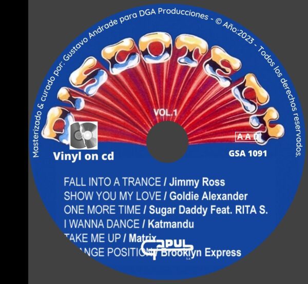 "Portada cd del disco Discotech vol.1 bolichero argentino"
