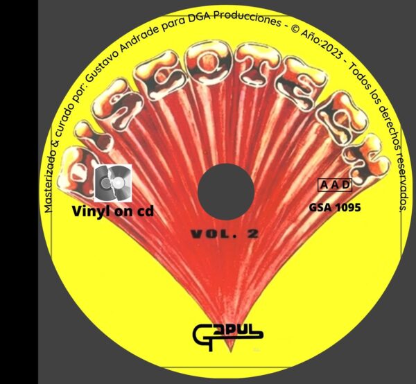 "Portada cd del disco Discotech vol.2 bolichero argentino"