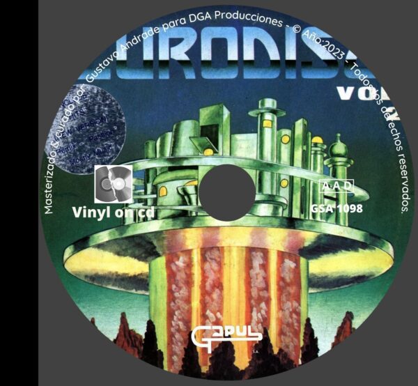 "Portada cd del disco Eurodisc vol.2 bolichero argentino"