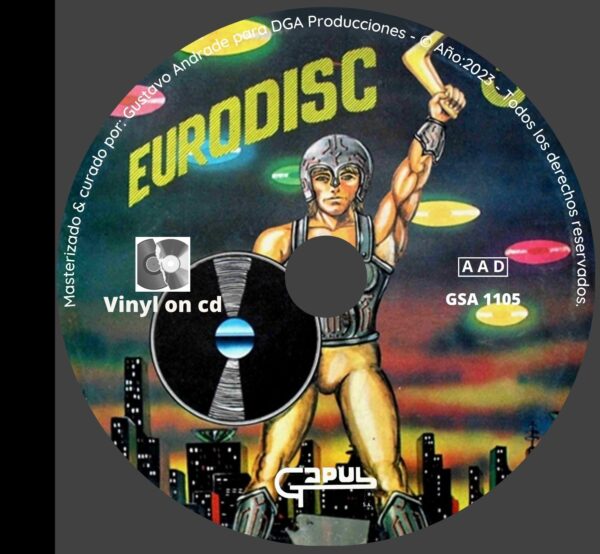 "Portada cd del disco Eurodisc vol.3 bolichero argentino"