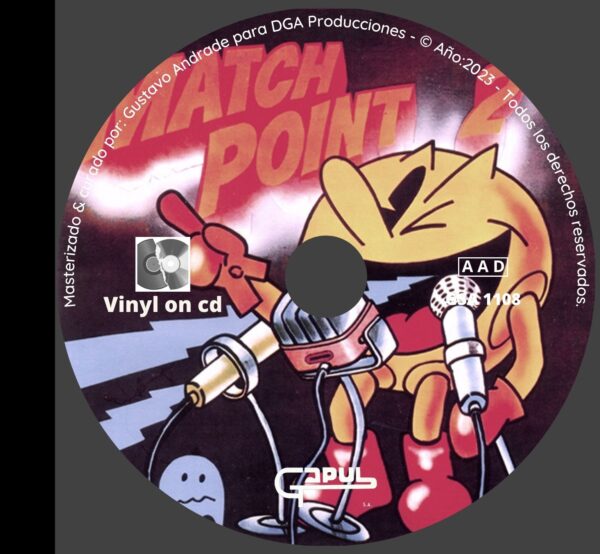 "Portada cd del disco Match Point vol.2 bolichero argentino"