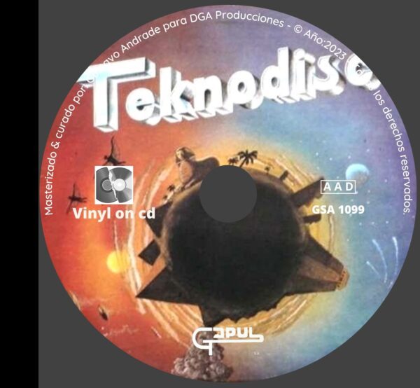 "Portada cd del disco Teknodisc vol.1 bolichero argentino"