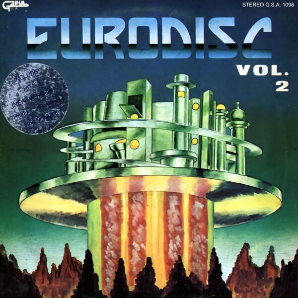 "Portada delantera del disco Eurodisc vol.2 bolichero argentino"