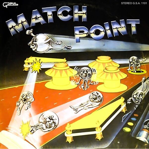 "Portada delantera del disco Match Point vol.1 bolichero argentino"