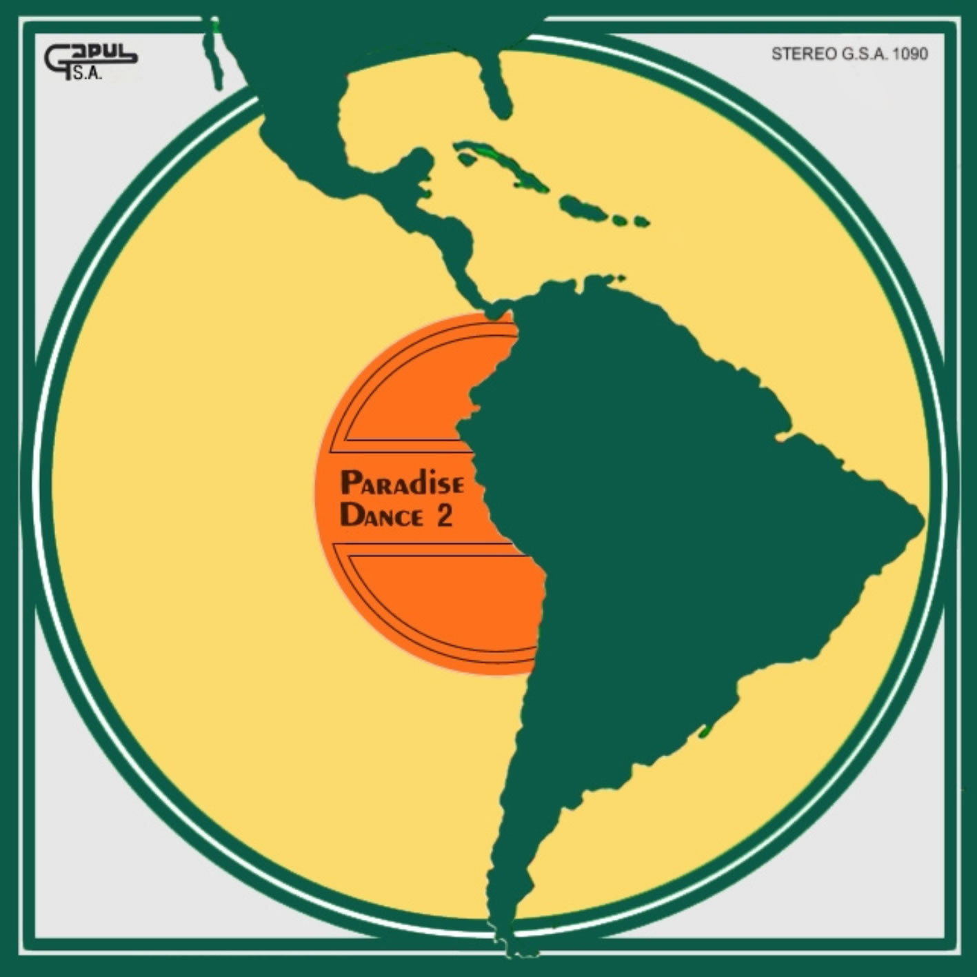 "Portada delantera del disco Paradise Dance vol.2 bolichero argentino"