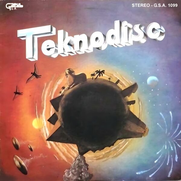 "Portada delantera del disco Teknodisc vol.1 bolichero argentino"
