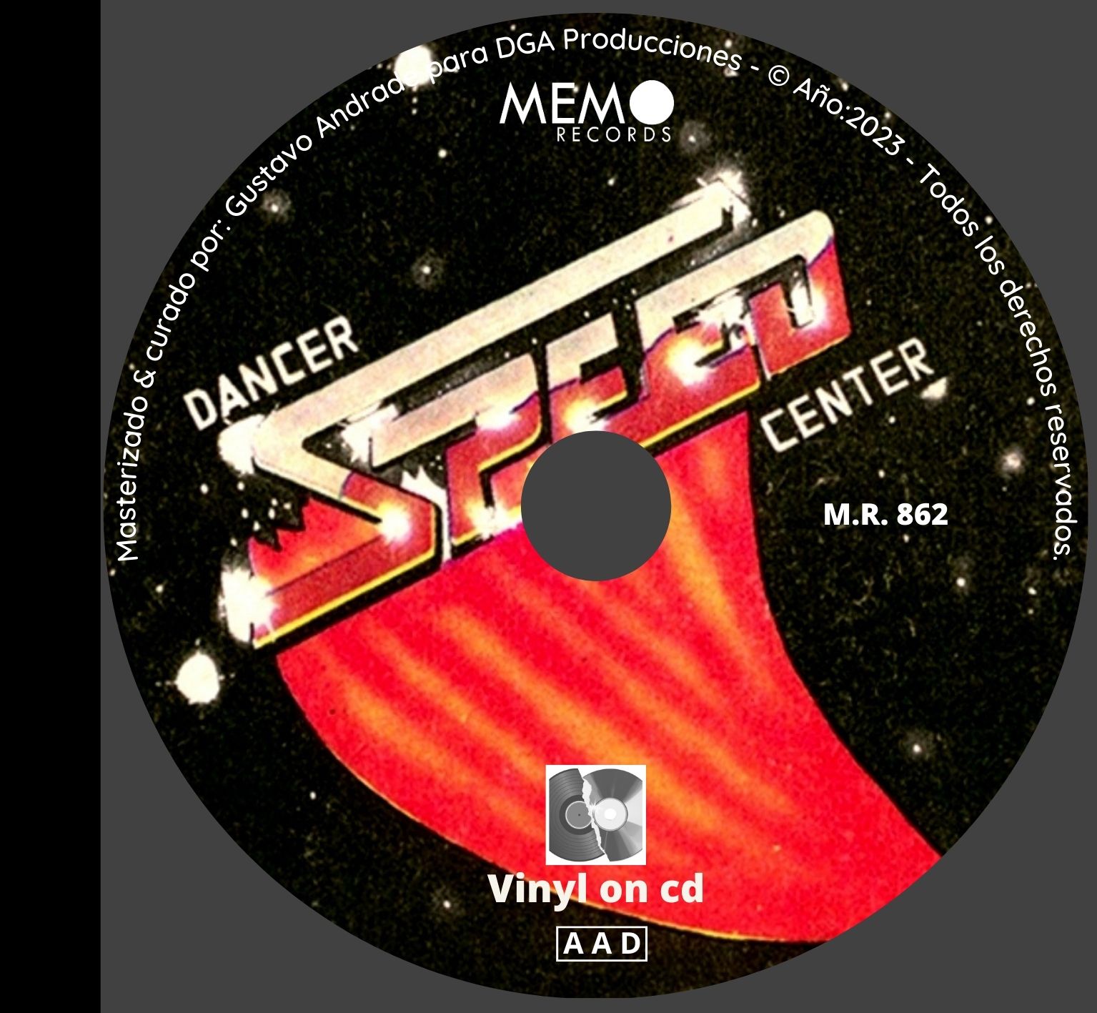 "Portada cd del disco Dance Speed Center vol.1 bolichero argentino"