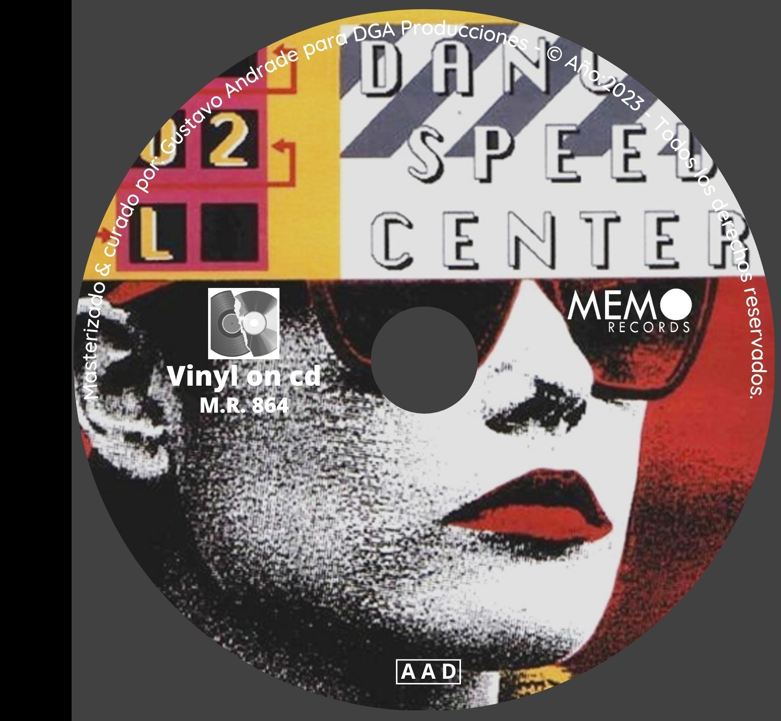 "Portada cd del disco Dance Speed Center vol.2 bolichero argentino"