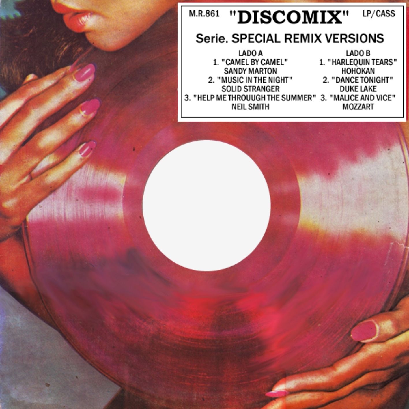 "Portada delantera del Discomix 1 bolichero argentino"