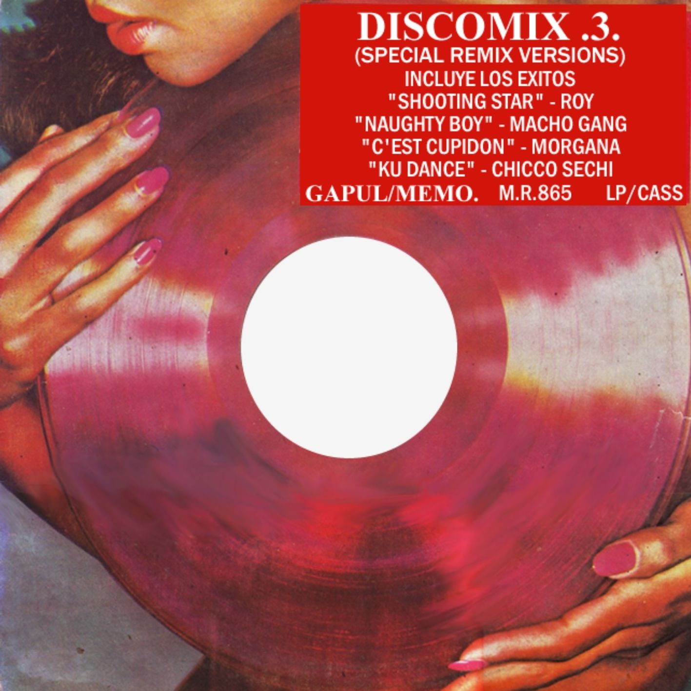 "Portada delantera del Discomix 3 bolichero argentino"