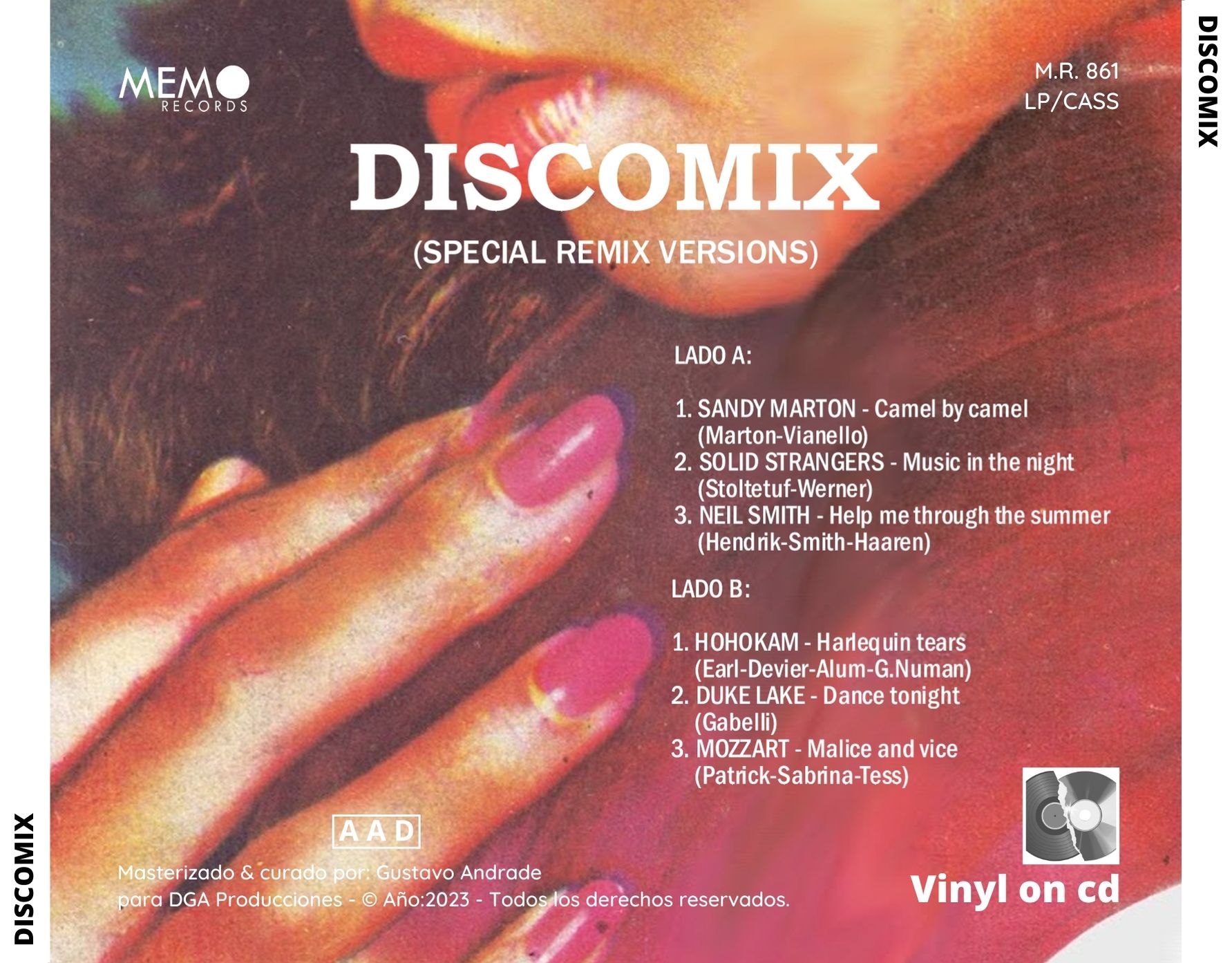 "Portada trasera del Discomix 1 bolichero argentino"