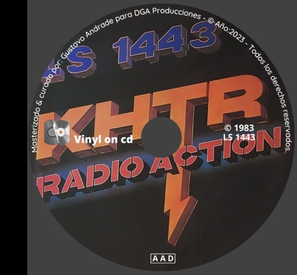 "Cd del álbum Radio Action vol.1 de la discografía Gapul, clásico bolichero argentino"