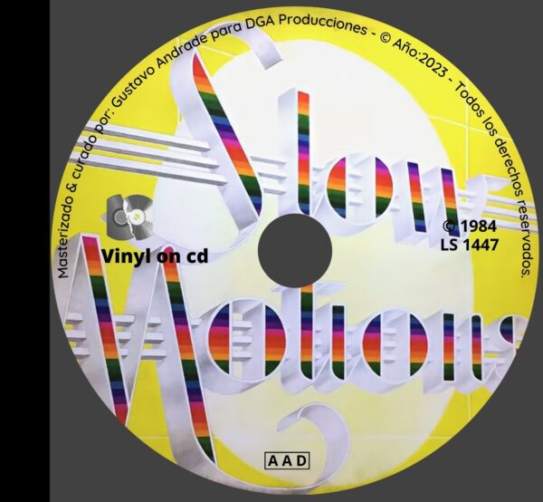 "Cd del álbum Slow Motions de la discografía Gapul, clásico bolichero argentino"