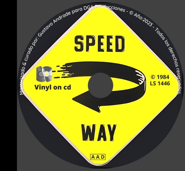 "Cd del álbum Speed Way de la discografía Gapul, clásico bolichero argentino"