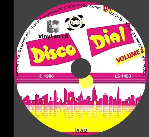 "Cd del álbum Disco Dial vol.1 de la discografía Gapul, clásico bolichero argentino"