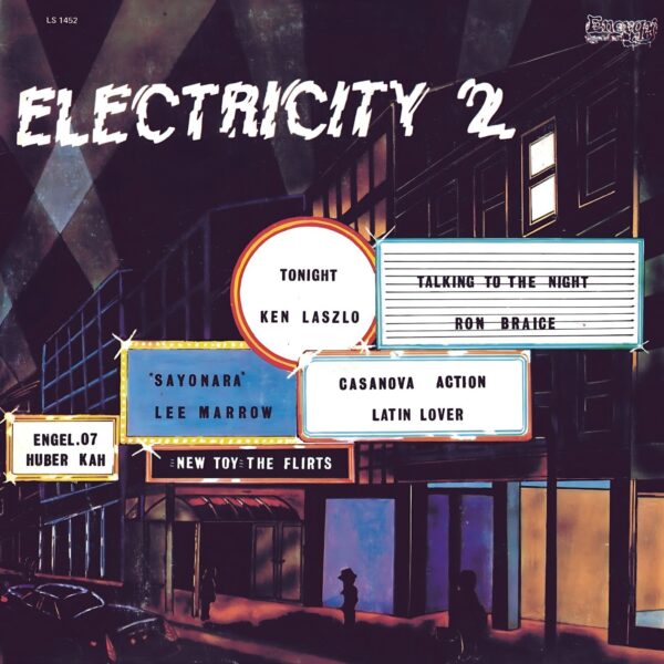"Portada del álbum Electricity vol.2 de la discografía Gapul, clásico bolichero argentino"