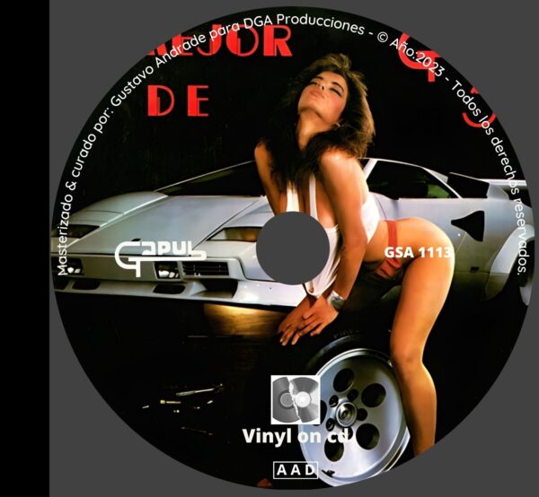 "Portada cd del disco Lo mejor de gapul vol.3 bolichero argentino"