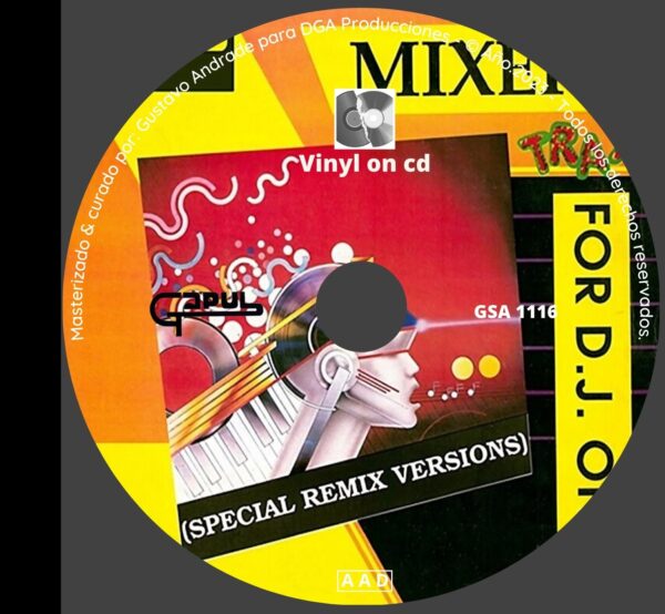 "Portada cd del disco Mixer for dj only bolichero argentino"