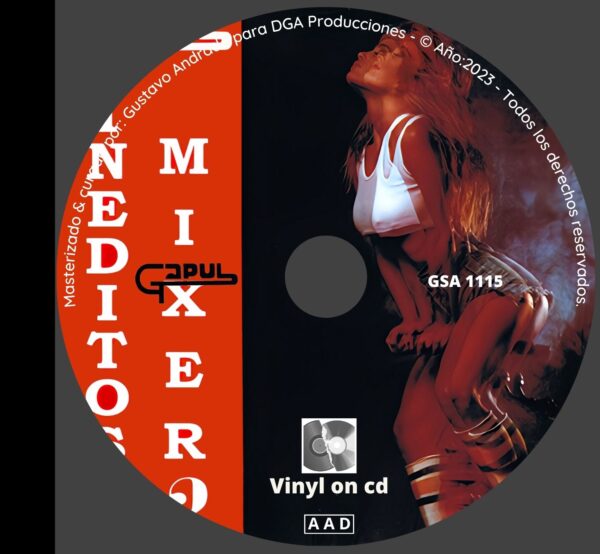 "Portada cd del disco Mixer ineditos vol.2 bolichero argentino"