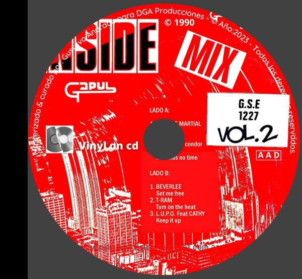 "Portada cd del disco Inside Mix vol.2 bolichero argentino"