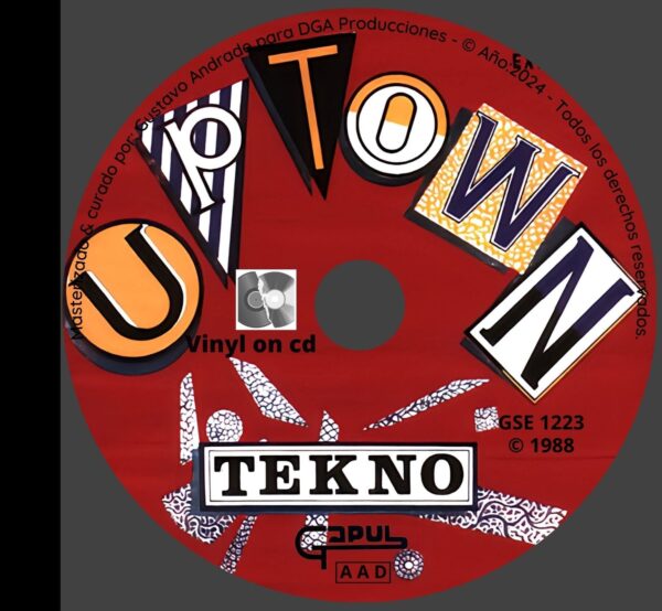 "Portada cd del disco Uptown Tekno bolichero argentino"