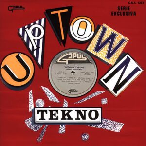 "Portada delantera del disco Uptown Tekno bolichero argentino"