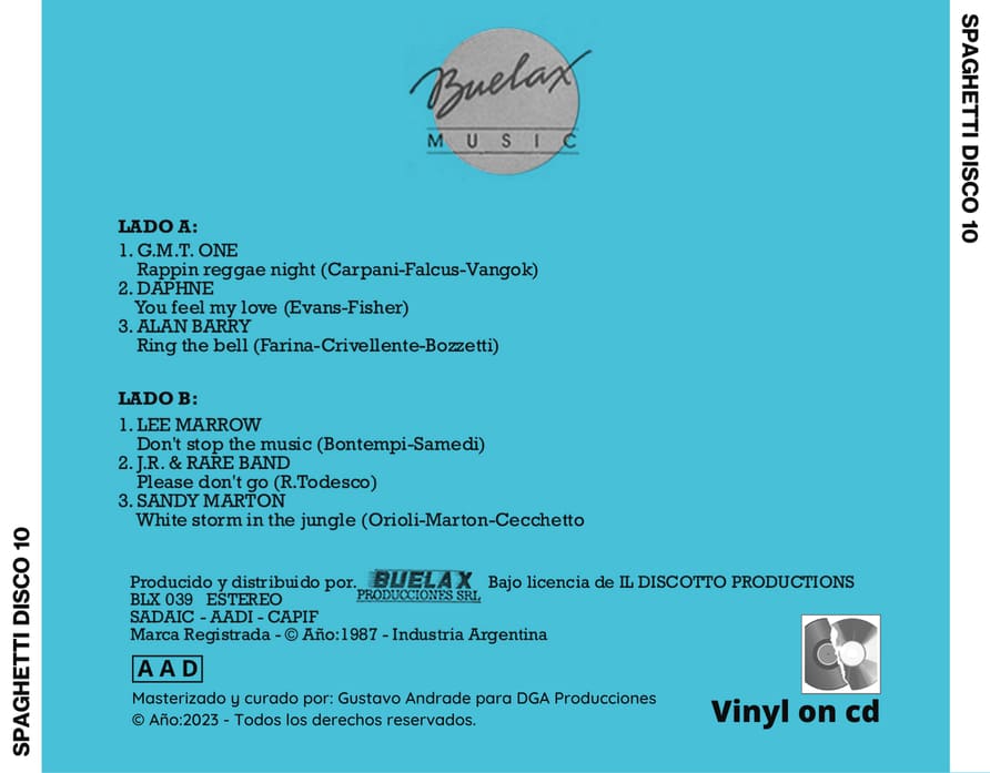 SPAGHETTI DISCO 10 - Imagen 2