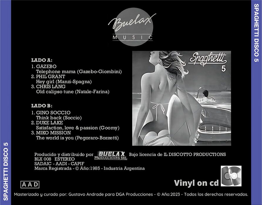 SPAGHETTI DISCO 5 - Imagen 3
