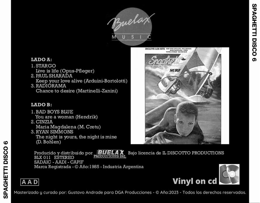 SPAGHETTI DISCO 6 - Imagen 3