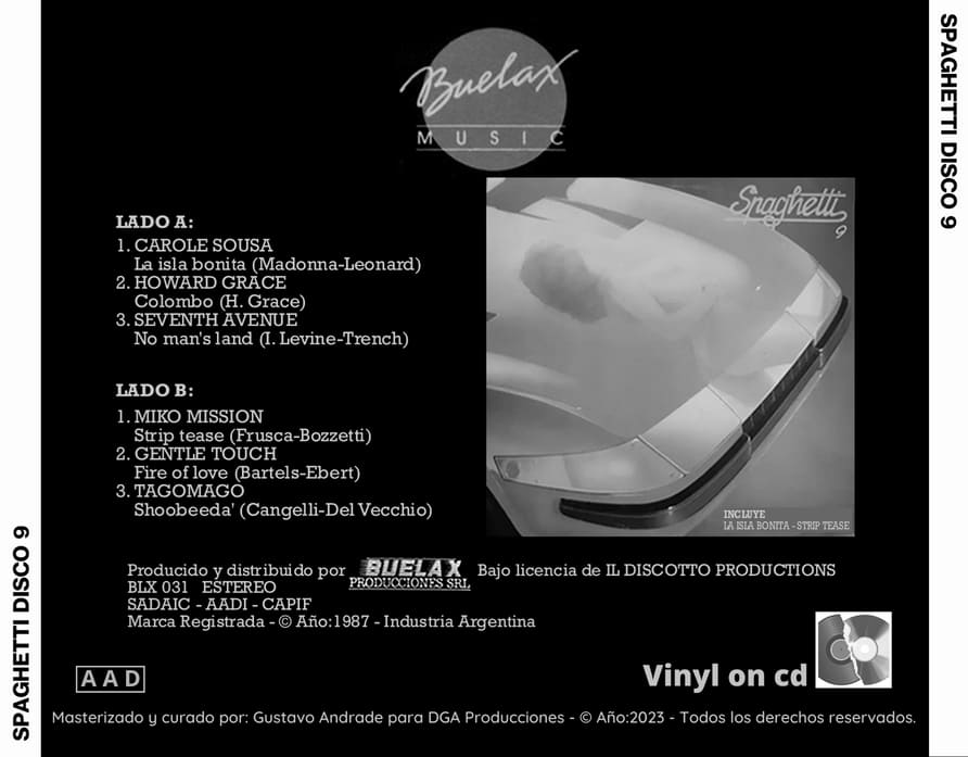 SPAGHETTI DISCO 9 - Imagen 3