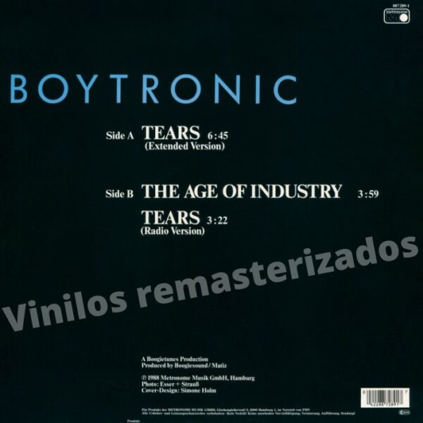 Boytronic - Tears - Imagen 2