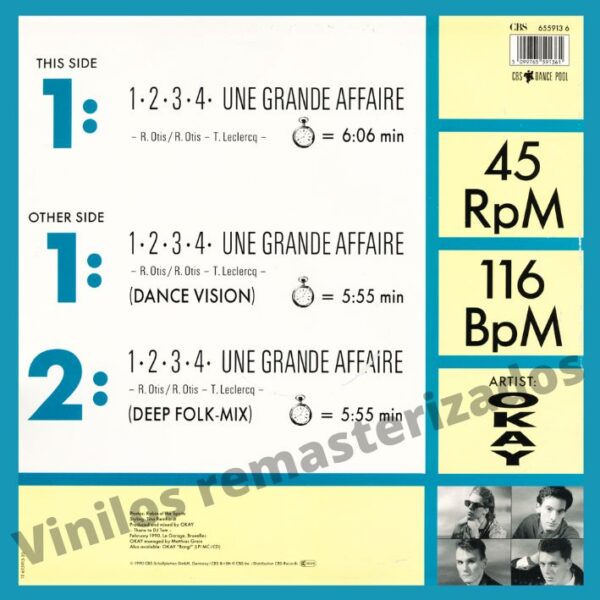 Okay feat. Valerie Vannobel - 1.2.3.4. Une Grande Affaire - Imagen 2