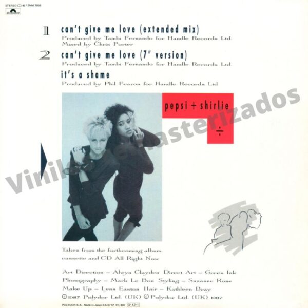 Pepsi & Shirlie - Can't Give Me Love - Imagen 2