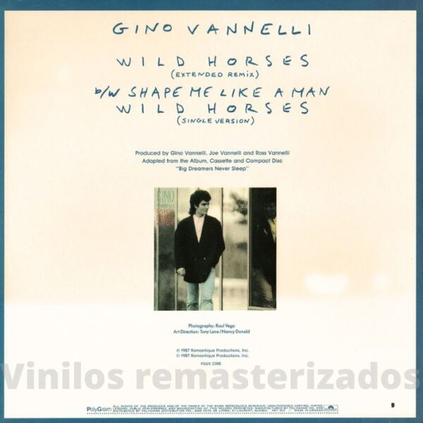 Gino Vannelli - Wild Horses - Imagen 2