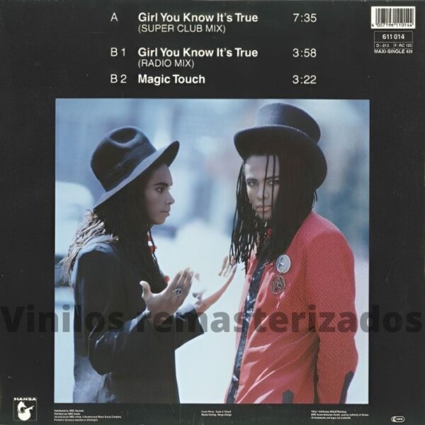 Milli Vanilli - Girl You Know It's True - Imagen 2
