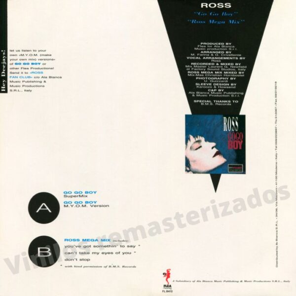 Ross - Go Go Boy & Mega Mix - Imagen 2