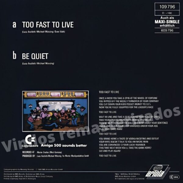 16 Bit - Too Fast To Live - Imagen 2