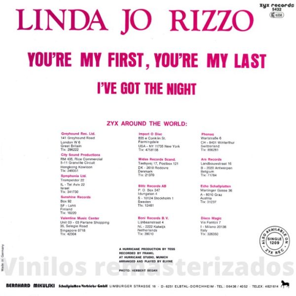 Linda Jo Rizzo - You're My First, You're My Last - Imagen 2
