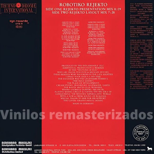 Robotiko Rejekto - Rejekto! (Remix) - Imagen 2