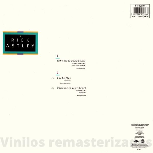 Rick Astley - Take Me To Your Heart - Imagen 2